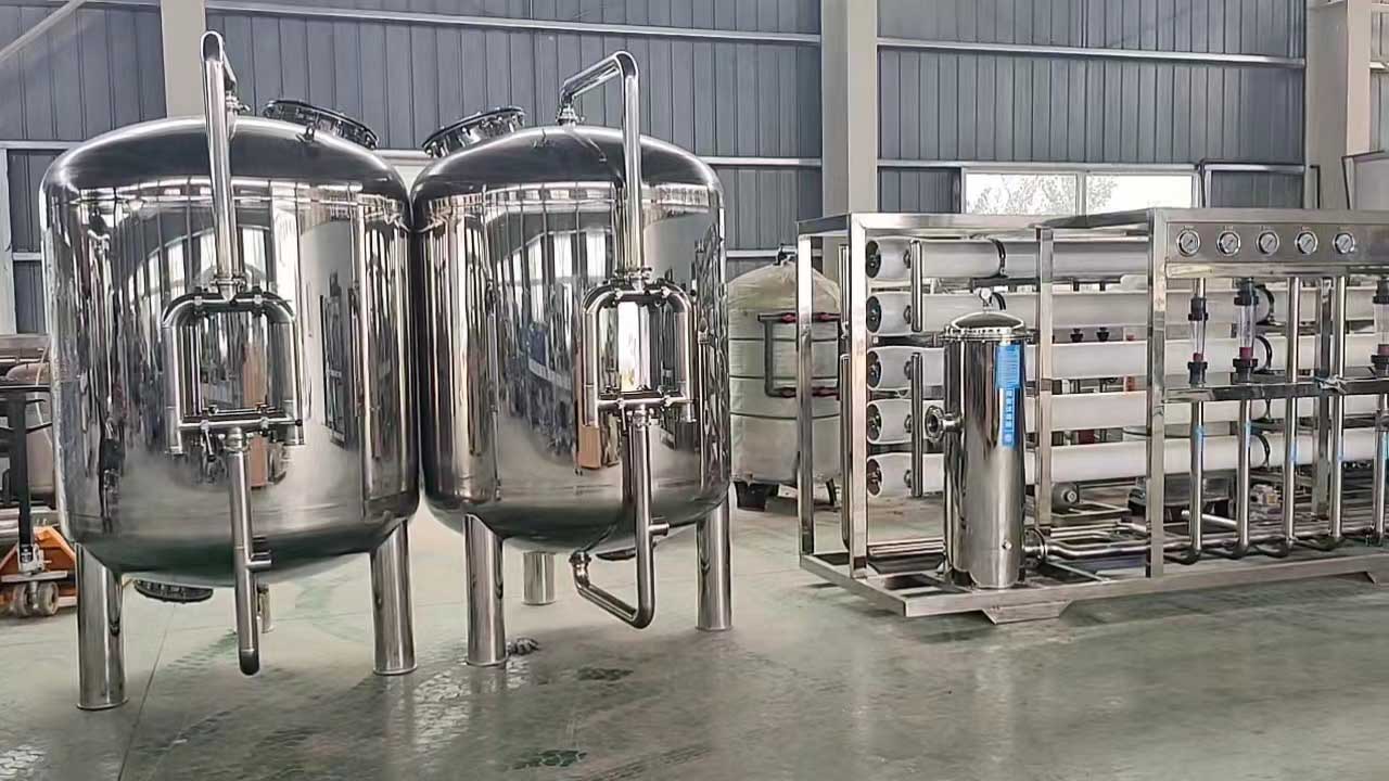 那曲全不锈钢10T双级反渗透设备饮料厂定制